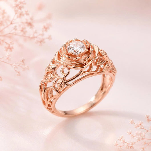 Rose Bloom Vintage Ring