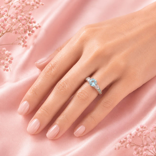 AQUAMARINE HERITAGE RING